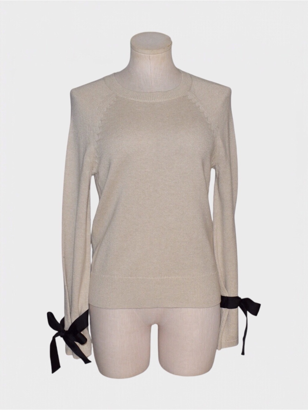 J Crew Mercantile Bow Cuff Sweater